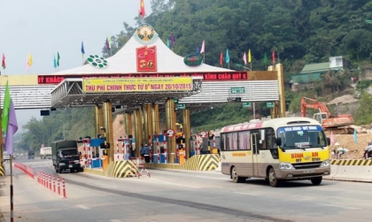 Hoà Bình: Mức thu phí tại trạm thu phí Xuân Mai - Hoà Bình